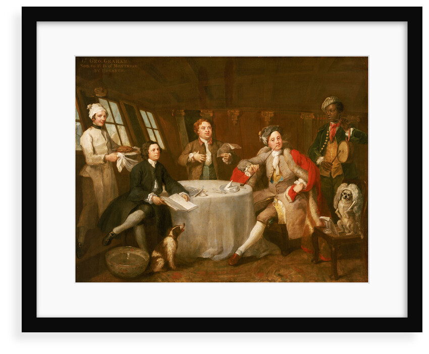 Captain Lord George Graham in his Cabin (1715-1747) by William Hogarth