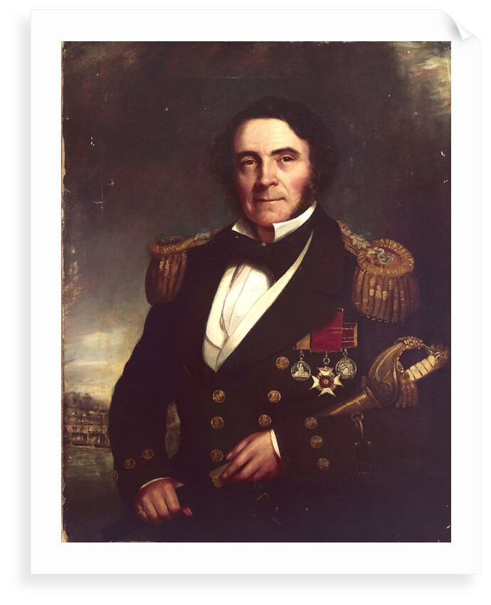 Captain Sir William Hutcheon Hall (1797?-1878) by British School