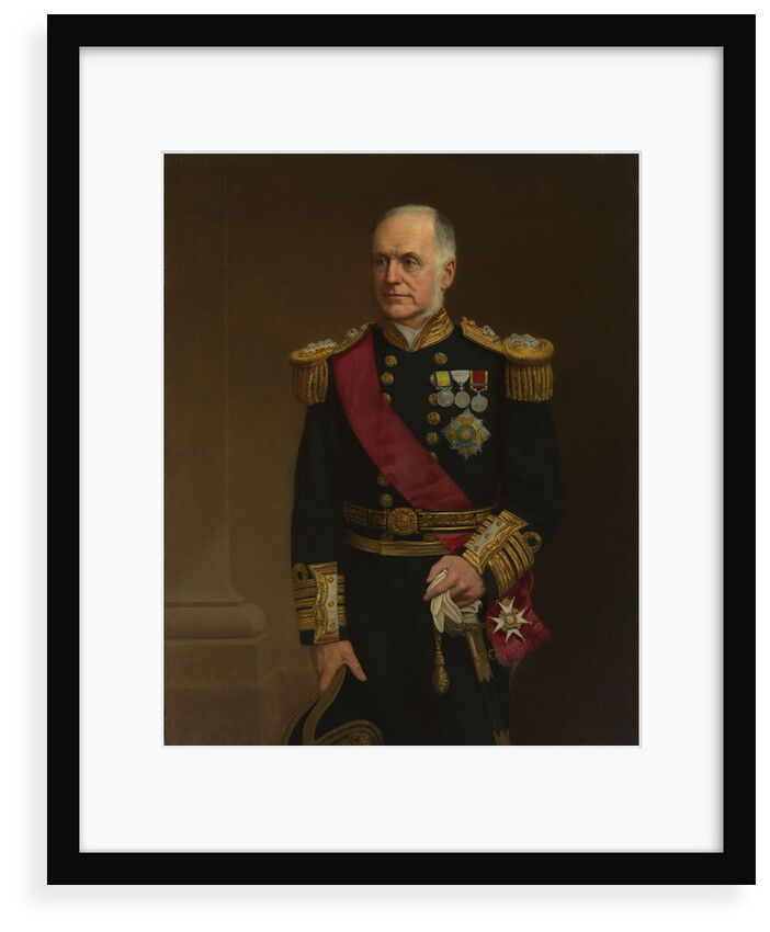 Portrait of Admiral Sir Richard Vesey Hamilton (1829-1912) by 20th Century British School