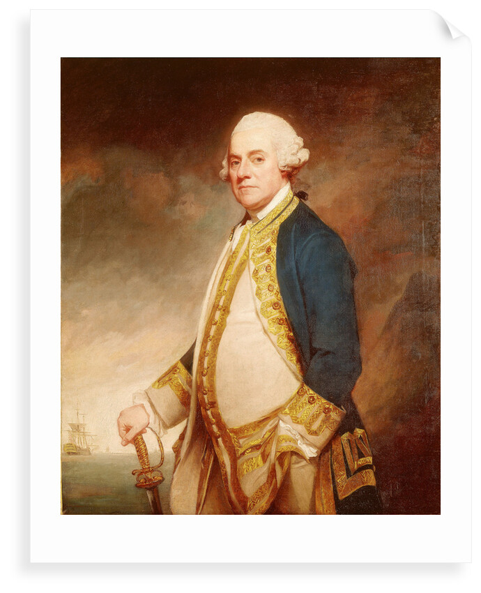 Admiral Sir Charles Hardy (circa 1716-1780) by George Romney