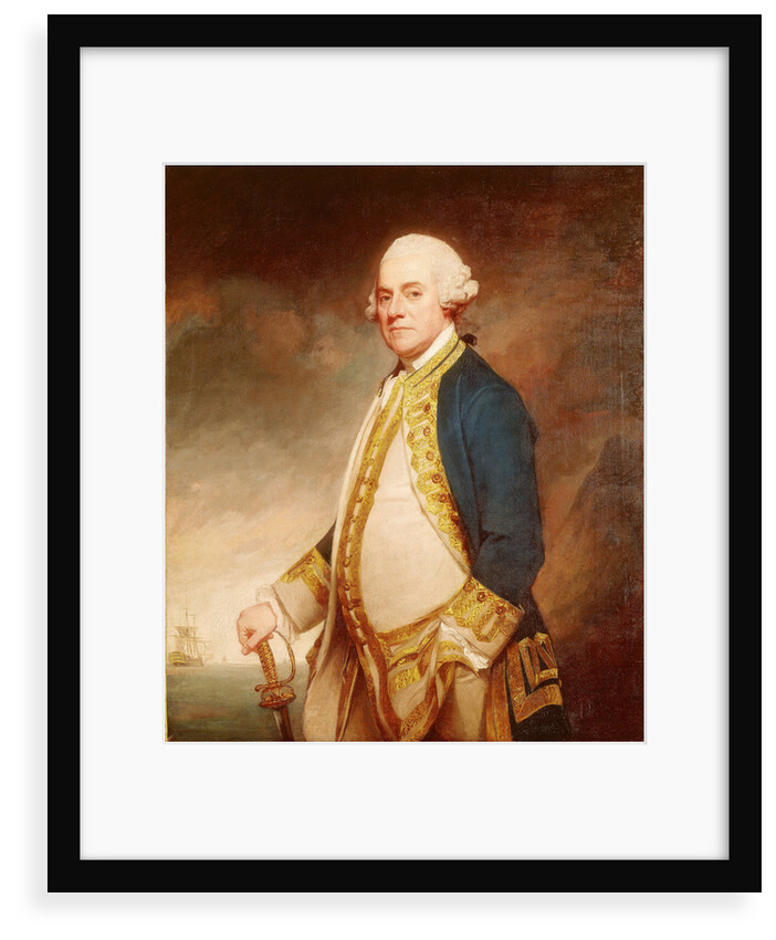 Admiral Sir Charles Hardy (circa 1716-1780) by George Romney