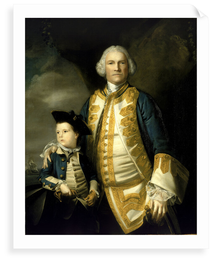 Admiral Francis Holburne (1704-1771) and his son, Sir Francis, 4th Baronet (1752-1820) by Joshua Reynolds