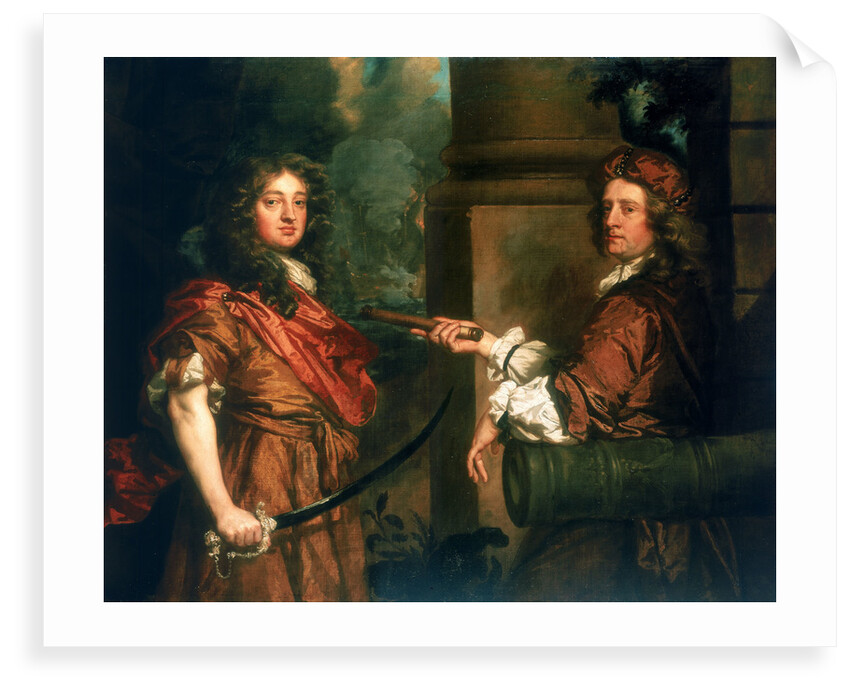 Sir Frescheville Holles and Sir Robert Holmes (1641-1672) by Peter Lely
