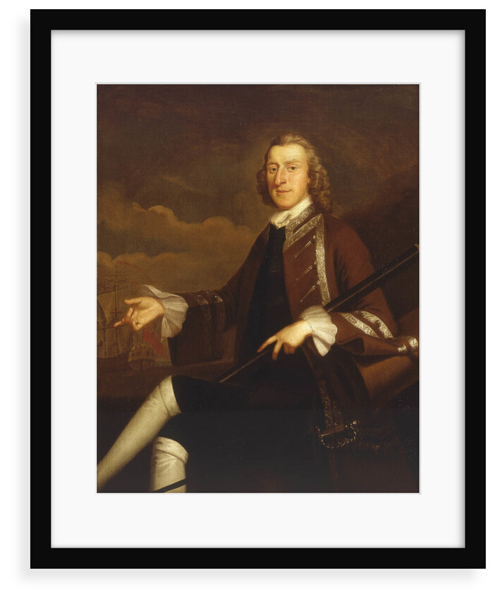 Viscount Samuel Hood (1724-1816) by John Wollaston