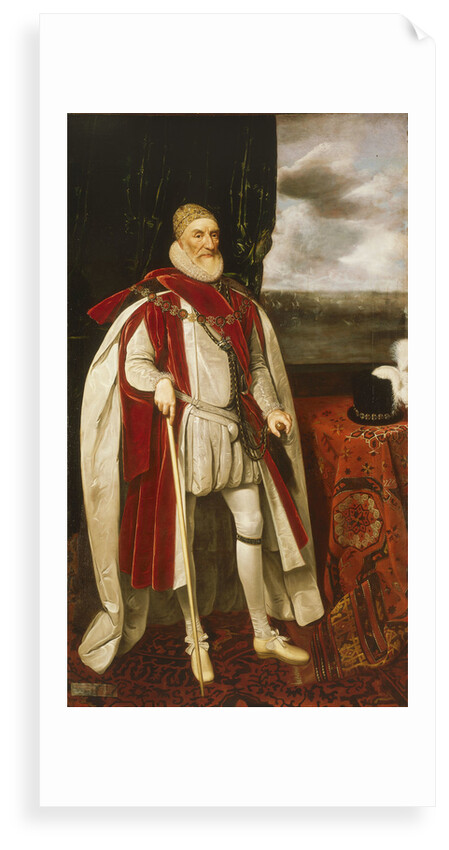 Charles Howard, 1st Earl of Nottingham (1536-1624) by Daniel Mytens the Elder