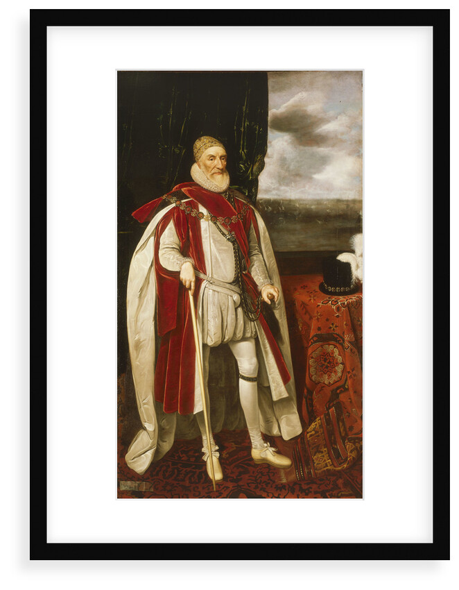 Charles Howard, 1st Earl of Nottingham (1536-1624) by Daniel Mytens the Elder