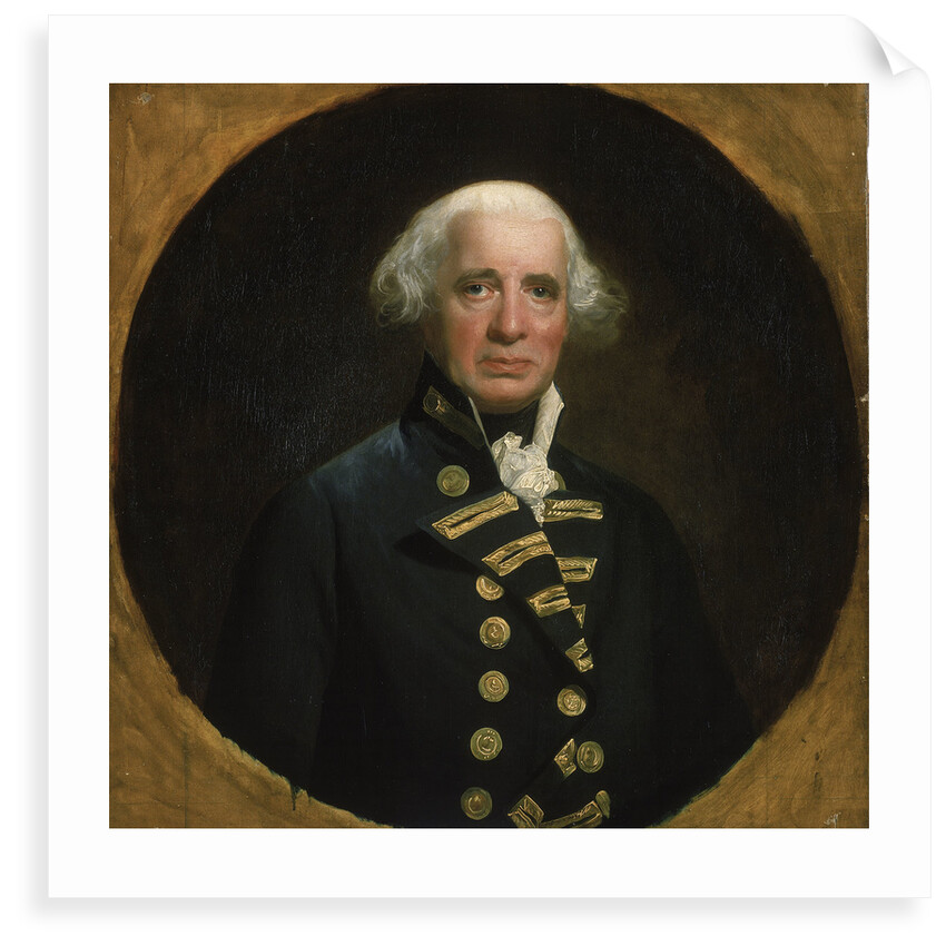 Admiral of the Fleet Richard Howe, 1st Earl Howe (1726-1799) by John Singleton Copley