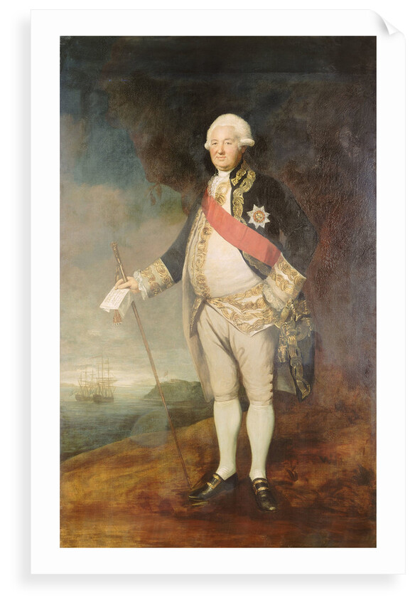 Admiral Sir Edward Hughes (circa 1720-1794) by Joshua Reynolds