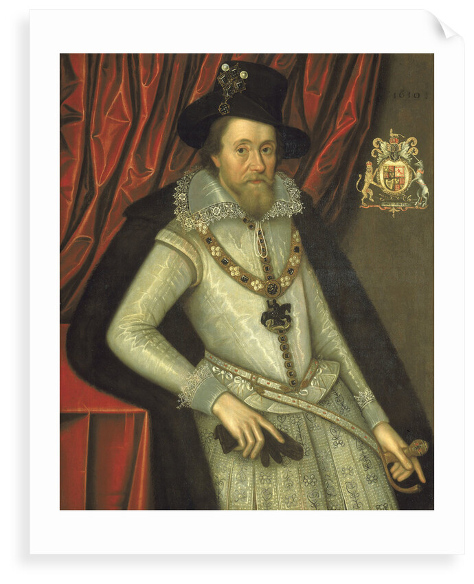 James I (1566-1625) by John de Critz