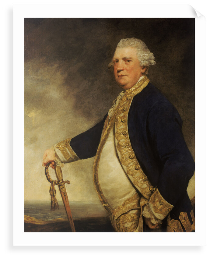 Admiral Augustus Keppel (1725-1786) by Joshua Reynolds