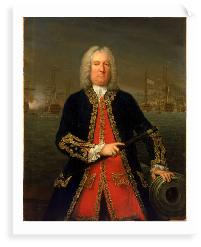 Admiral Thomas Mathews (1676-1751) by Claude Arnulphy