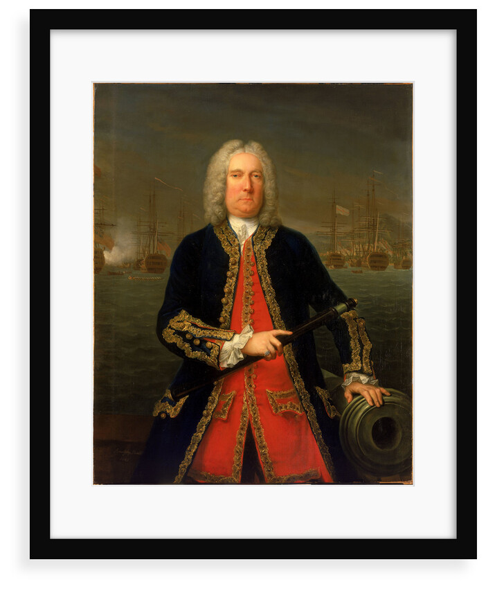 Admiral Thomas Mathews (1676-1751) by Claude Arnulphy