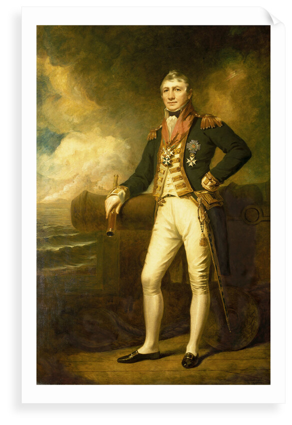 Admiral Sir David Milne (1763-1845) by George Frederick Clarke
