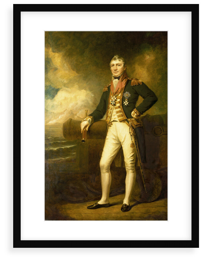 Admiral Sir David Milne (1763-1845) by George Frederick Clarke