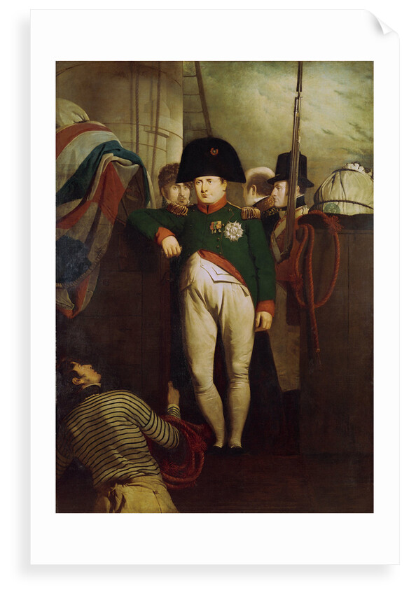 Napoleon Bonaparte on board the 'Bellerophon' in Plymouth Sound by Charles Lock Eastlake
