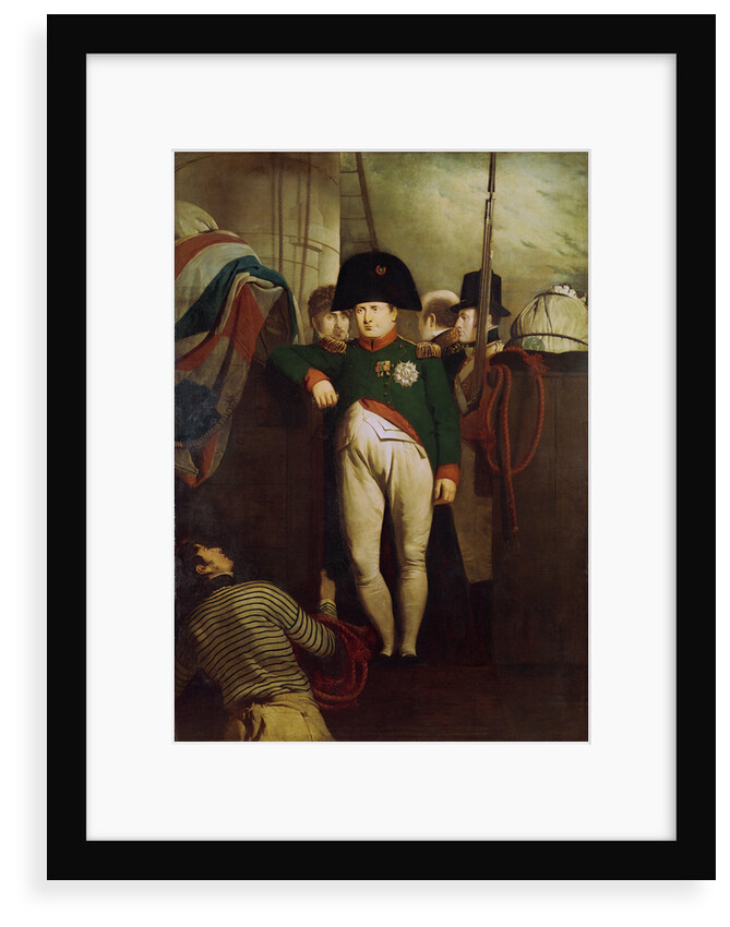 Napoleon Bonaparte on board the 'Bellerophon' in Plymouth Sound by Charles Lock Eastlake