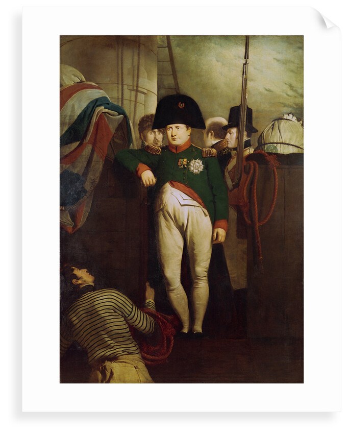 Napoleon Bonaparte on board the 'Bellerophon' in Plymouth Sound by Charles Lock Eastlake