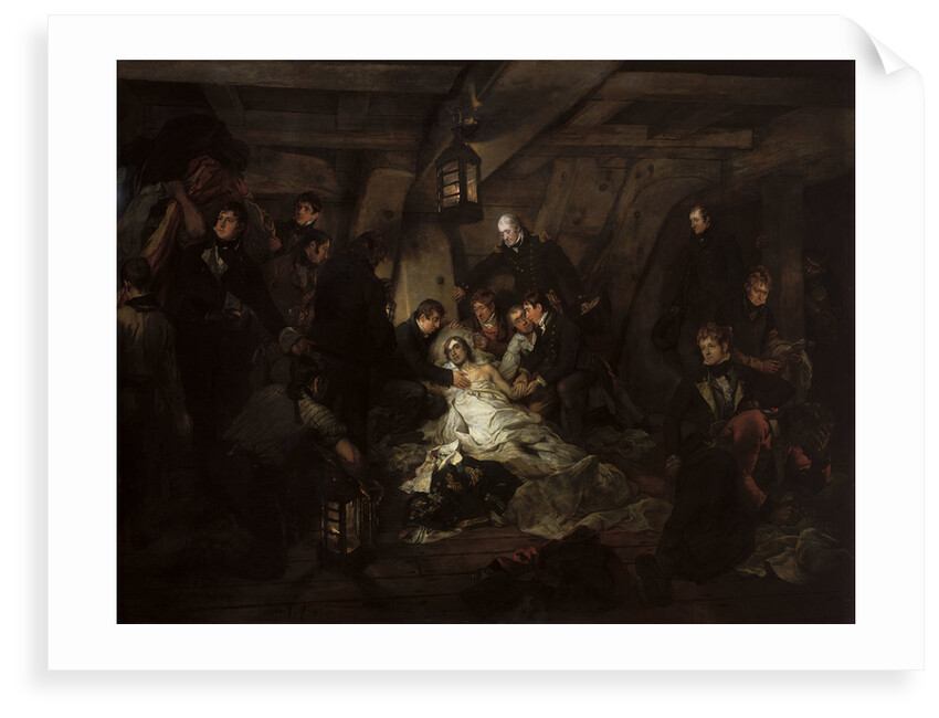 The death of Nelson, 21 October 1805 by Arthur William Devis
