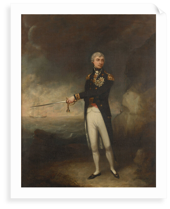 Vice-Admiral Horatio Nelson, 1st Viscount Nelson (1758-1805) by John Rising