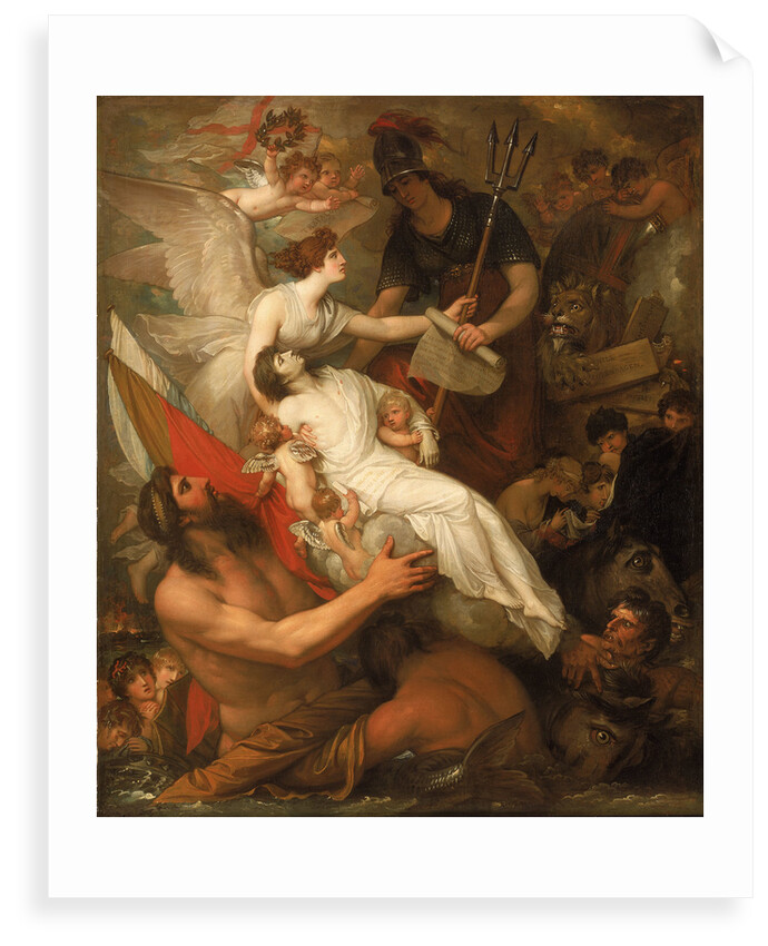The immortality of Nelson by Benjamin West