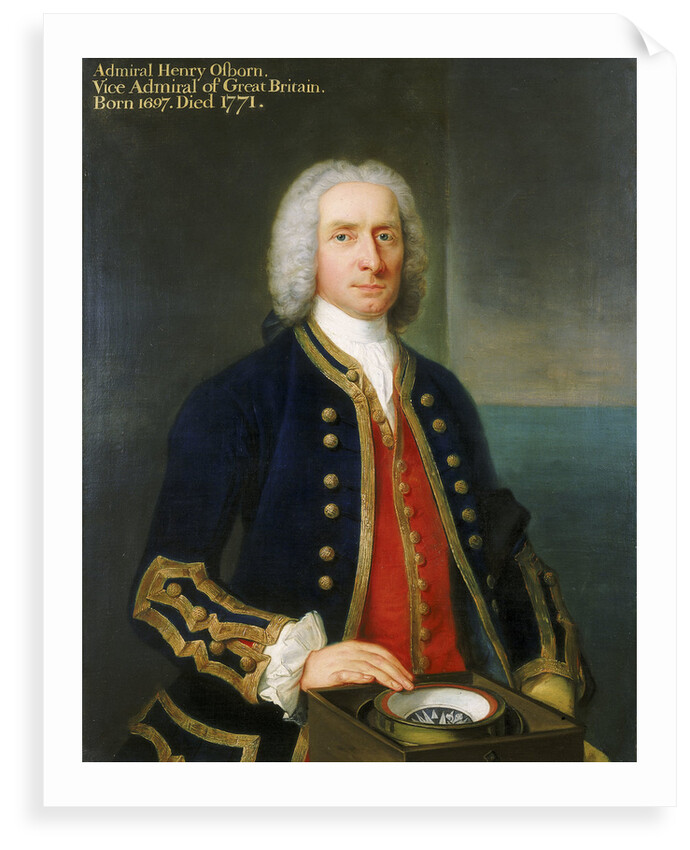 Captain Henry Osborn (1697-1771) by Claude Arnulphy