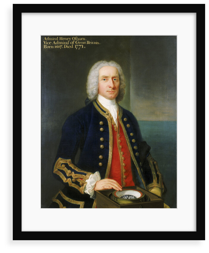 Captain Henry Osborn (1697-1771) by Claude Arnulphy
