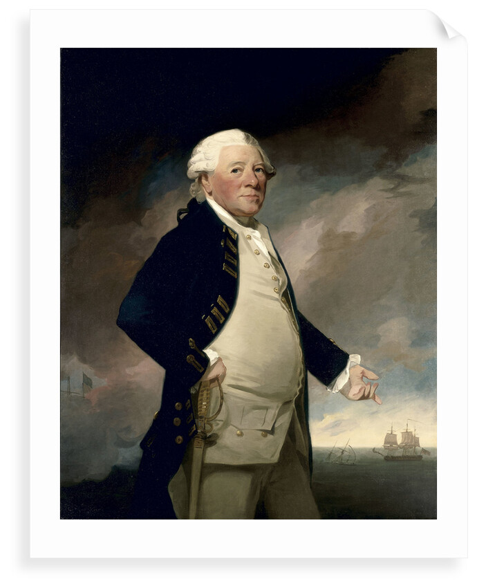 Vice-Admiral Sir Hyde Parker (1714-1782) by George Romney