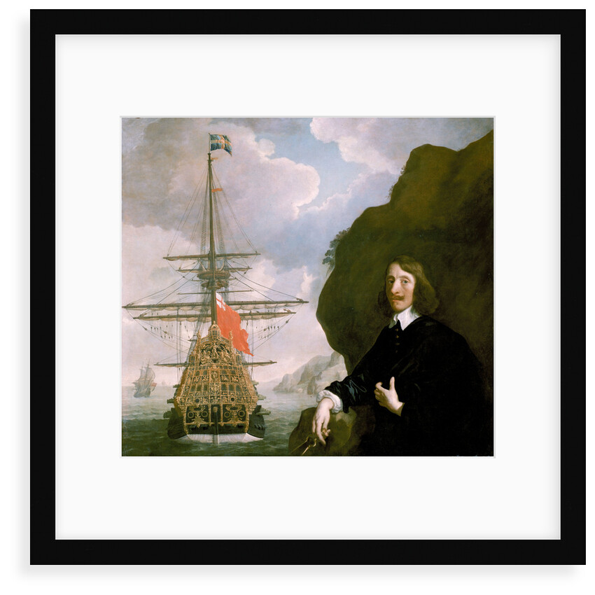 Peter Pett and the 'Sovereign of the Seas' (1637) by Peter Lely