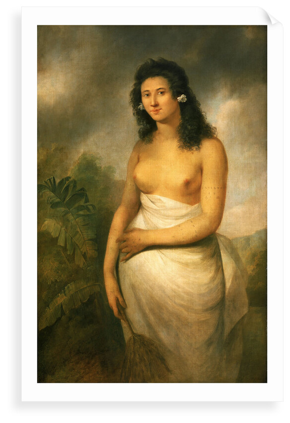 Poedooa, the Daughter of Oree, (b. circa 1758) by John Webber