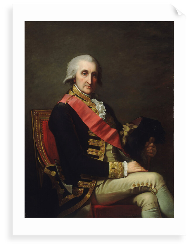 Admiral Lord George Brydges Rodney, 1st Baron Rodney (1719-1792) by Jean-Laurent Mosnier