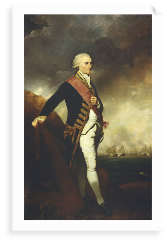 Admiral Lord George Brydges Rodney, 1st Baron Rodney (1719-1792) by Joshua Reynolds