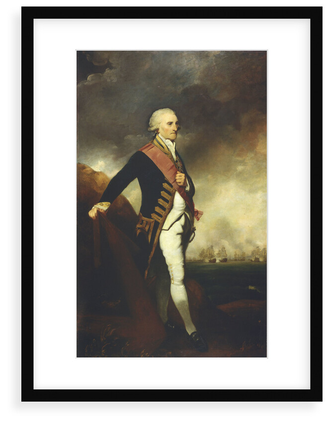 Admiral Lord George Brydges Rodney, 1st Baron Rodney (1719-1792) by Joshua Reynolds