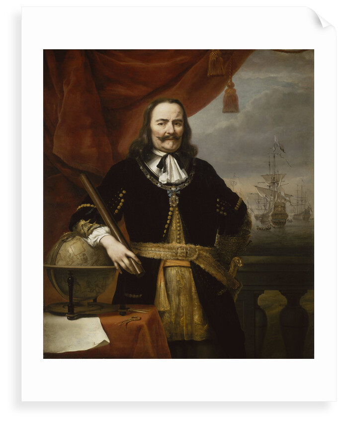 Michiel Adriaenszoon de Ruyter, Lieutenant-Admiral-General of the United Provinces (1607-1676) by Ferdinand Bol