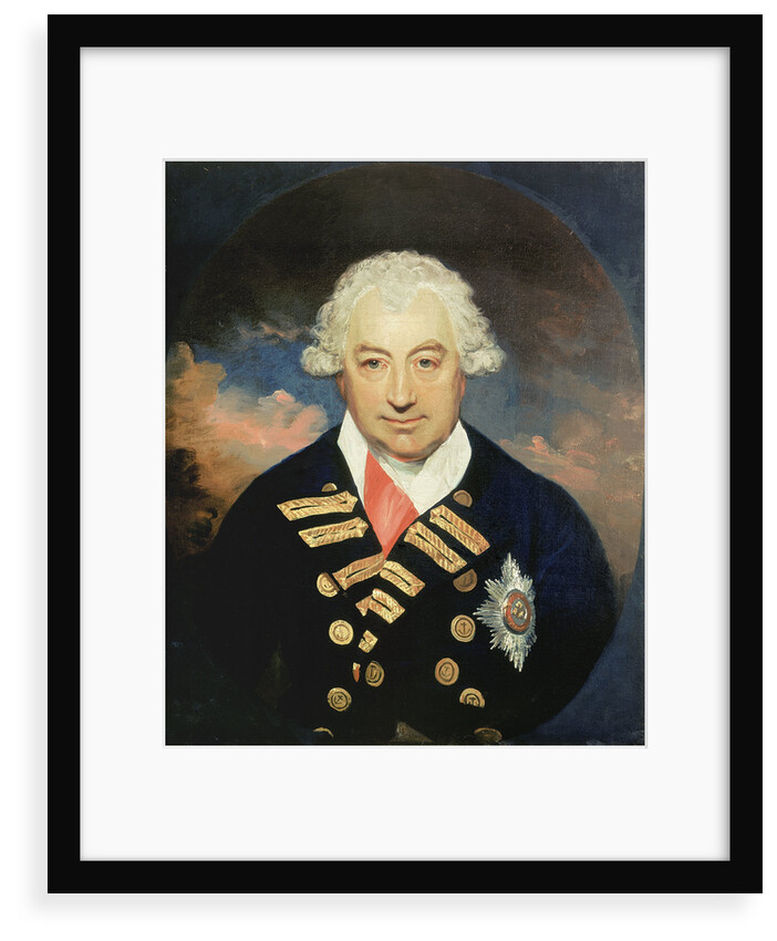 Rear-Admiral Sir John Jervis, 1st Earl of St Vincent (1735-1823) by William Beechey