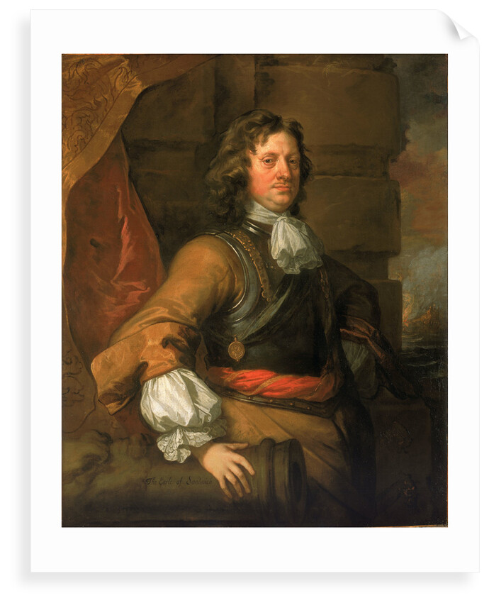 Flagmen of Lowestoft: Edward Montagu, 1st Earl of Sandwich (1625-1672) by Peter Lely