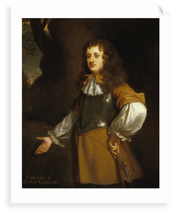 Edward Montagu, 1st Earl of Sandwich (1625-1672) by Peter Lely