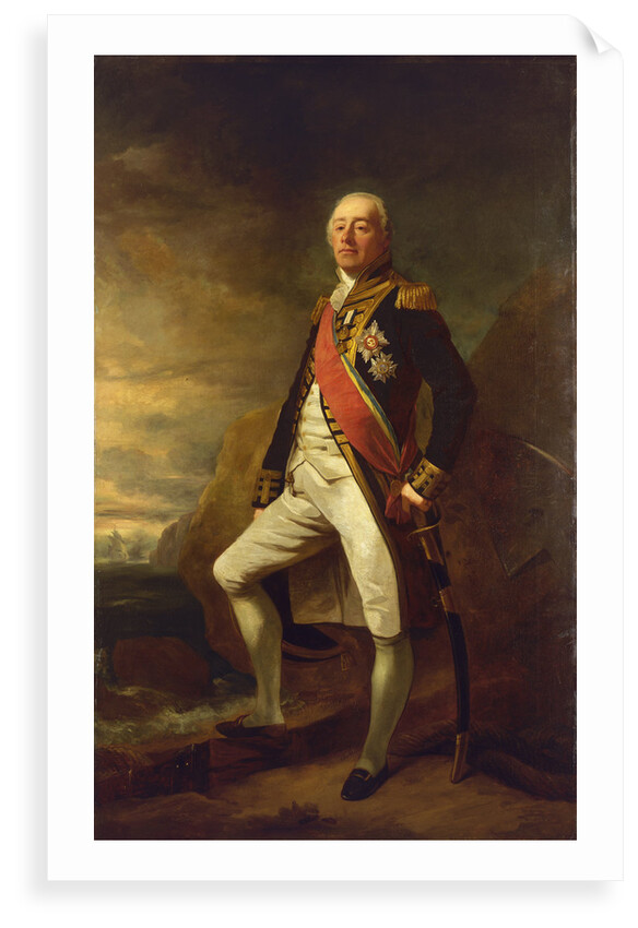 Vice-Admiral James Saumarez (1757-1836) by Edwin Williams