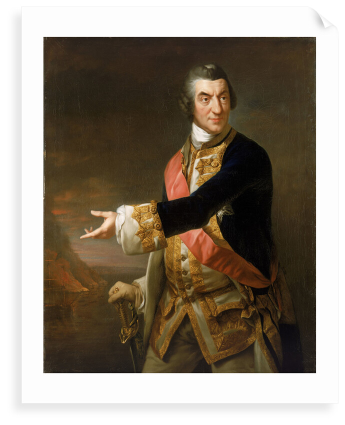 Admiral Sir Charles Saunders (1713-1775) by Richard Brompton
