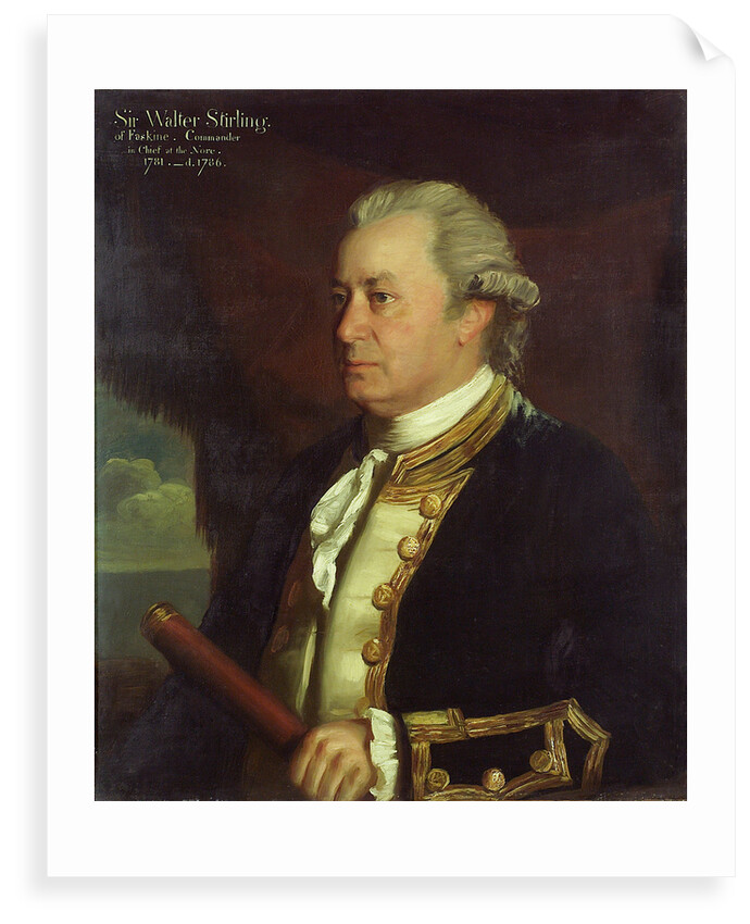 Captain Sir Walter Stirling (1718-1786) by James Northcote