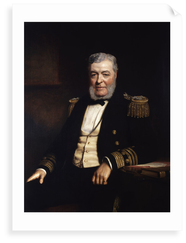 Admiral John Lort Stokes (1812-1885) by Stephen Pearce