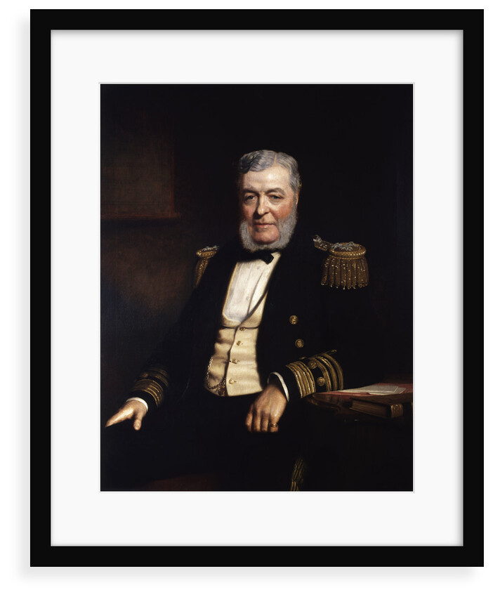 Admiral John Lort Stokes (1812-1885) by Stephen Pearce
