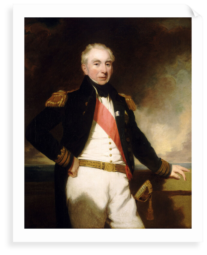 Admiral Sir Robert Stopford (1768-1847) by Frederick Richard Say