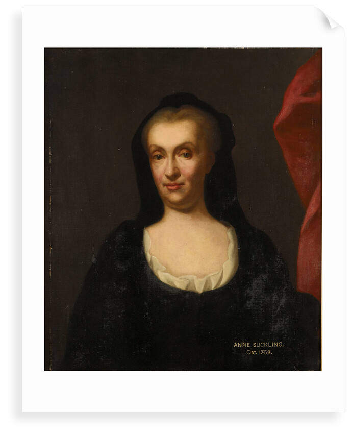 Anne Suckling, grandmother of Lord Nelson by British School