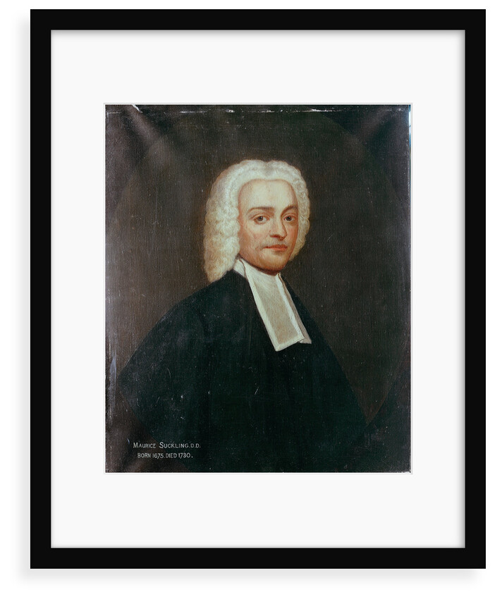 Reverend Maurice Suckling, grandfather of Lord Nelson by British School