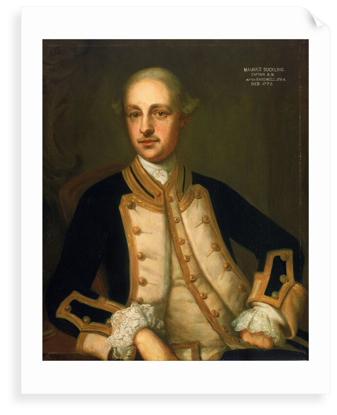 Captain Maurice Suckling (1725-1778) by Thomas Bardwell