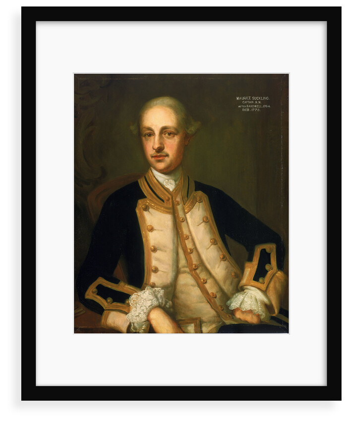 Captain Maurice Suckling (1725-1778) by Thomas Bardwell