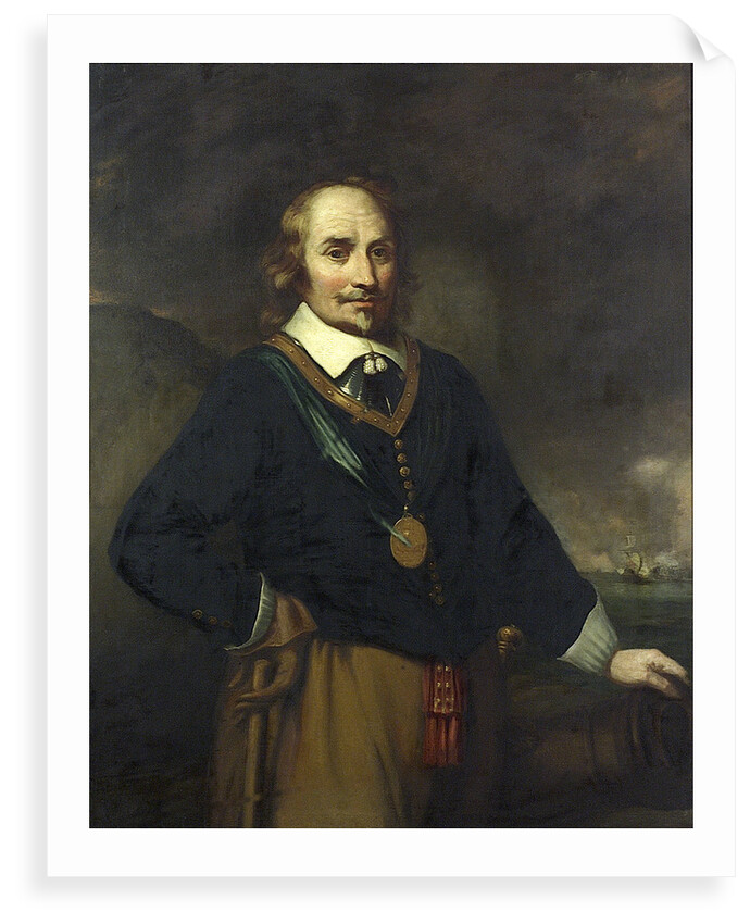 Maarten Harpertszoon Tromp (1597-1653) by Jan Lievensz