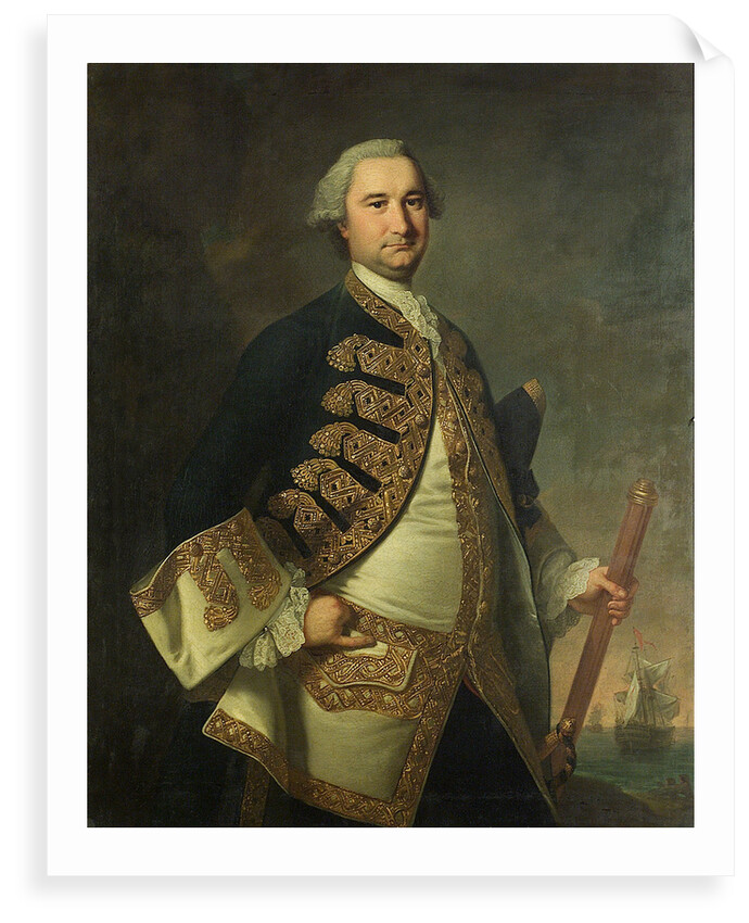 Rear-Admiral Richard Tyrrell (1716/7-1766) by Thomas Hudson