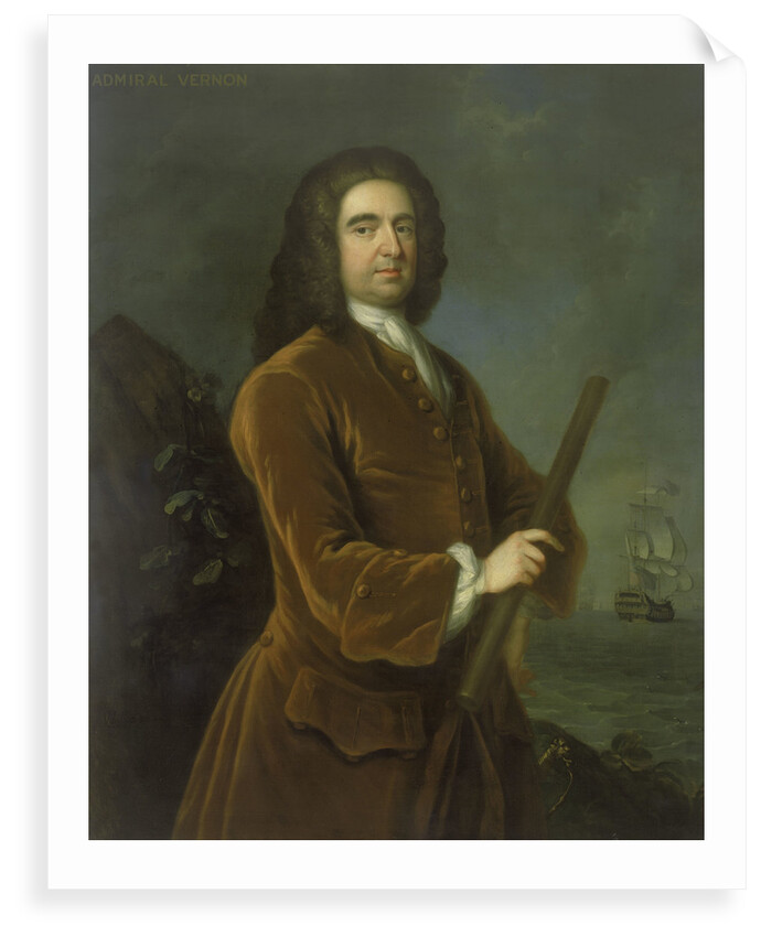 Admiral Edward Vernon (1684-1757) by Charles Philips