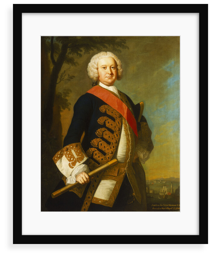 Admiral Sir Peter Warren (1703-1752) by Thomas Hudson
